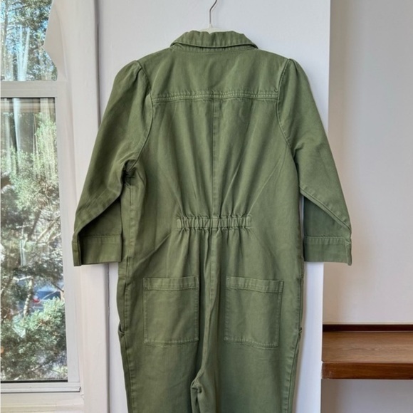 Hatch Anthropologie The Luna Maternity Coveralls Jumpsuit Zip Up Denim G… - Picture 7 of 7